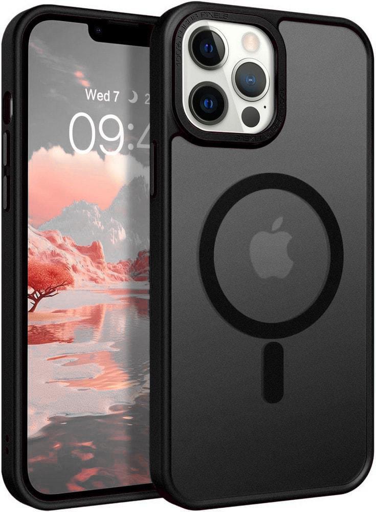 Противоударный чехол Space MagSafe iPhone 13 Pro (матовый) Black (37923-2B)