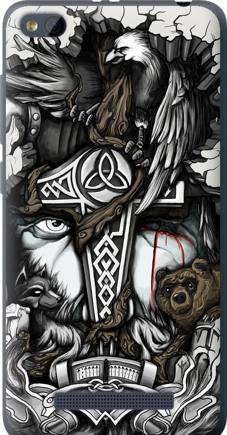 Чехол на Xiaomi RedMi 4A Тату Викинг (4098u-631-42517)