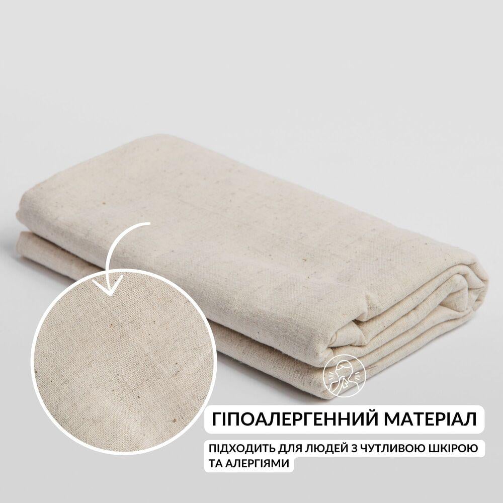 Підковдра льон IDEIA євро 200x220 см Бежевий - фото 3 Підковдра льон IDEIA євро 200x220 см Бежевий - фото 3