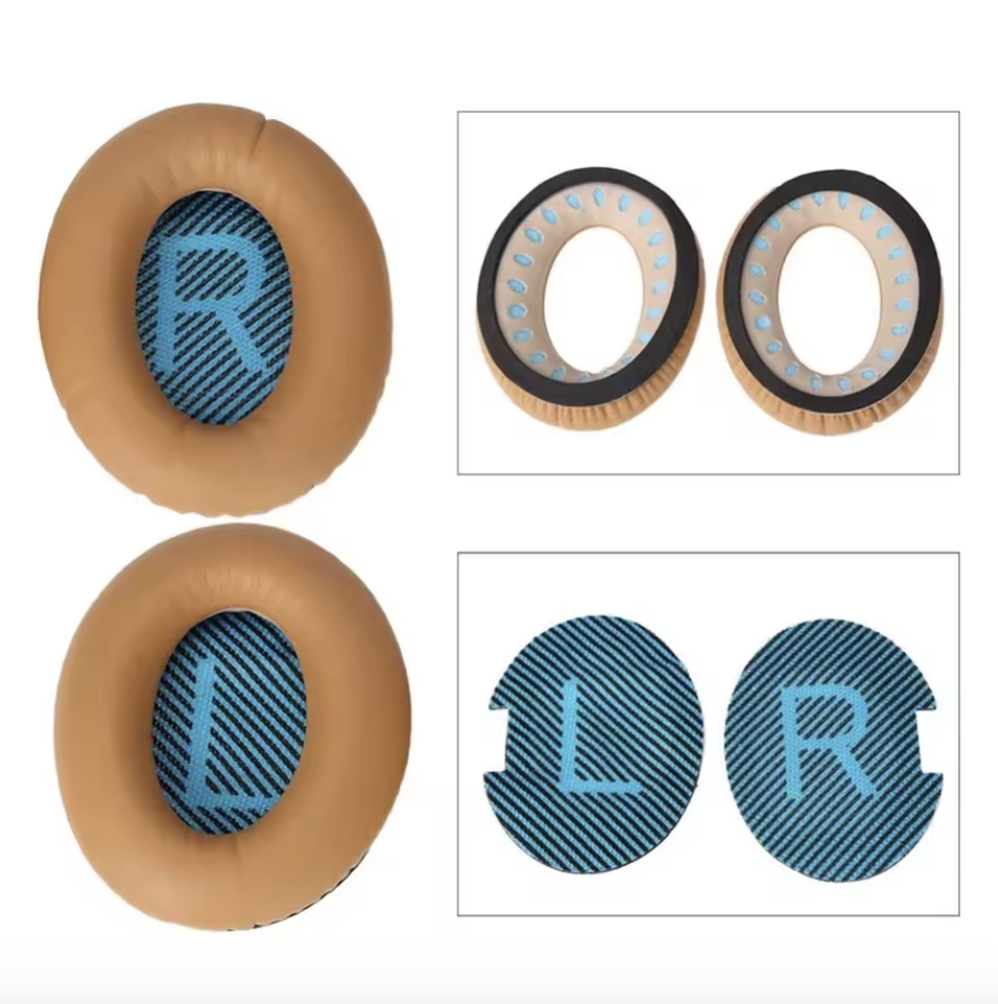 Амбушури Bose Quietcomfort AE2/QC2/QC15/QC25/QC35/QC45 Коричневий (30155574) - фото 2 Амбушури Bose Quietcomfort AE2/QC2/QC15/QC25/QC35/QC45 Коричневий (30155574) - фото 2