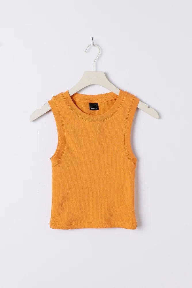 Топ Gina tricot 19555П L Оранжевый (3331109413545)