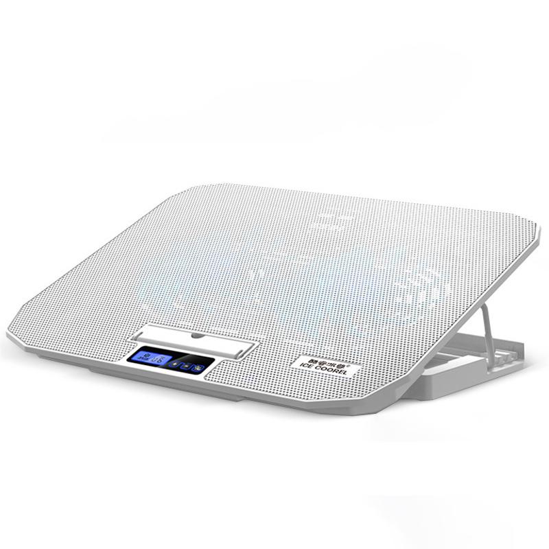 Подставка для ноутбука с охлаждением 10–18" IceCoorel 2xUSB 2 кулеры 365x285x32 мм Белый (ICN106O)