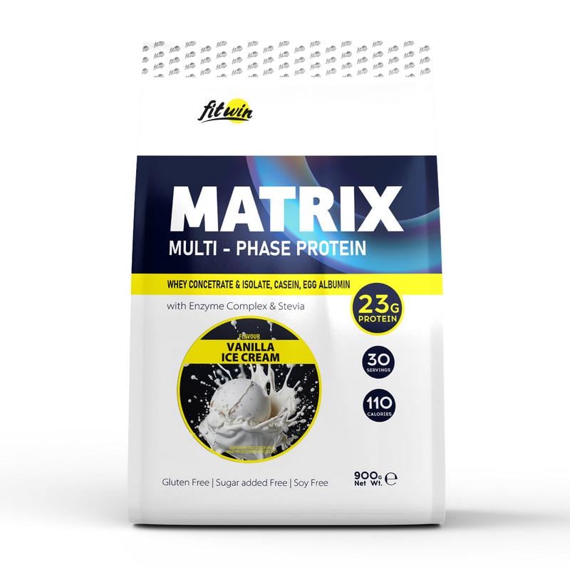 Протеин комплексный FitWin Matrix Multi-Phase Protein 900 г Ванильное мороженое