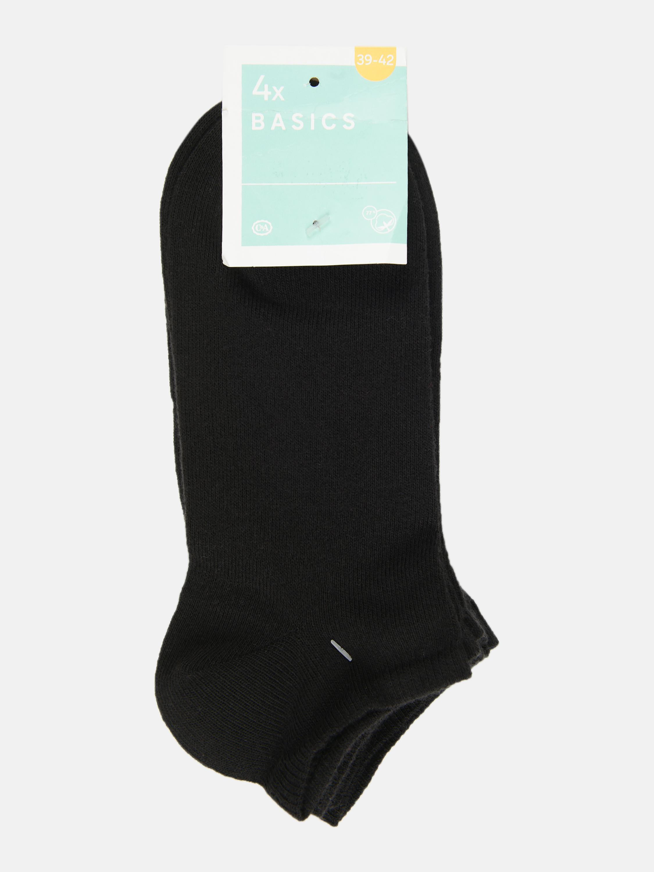 Шкарпетки C&A 4 пари р. 39-42 Чорний (2252120229920)