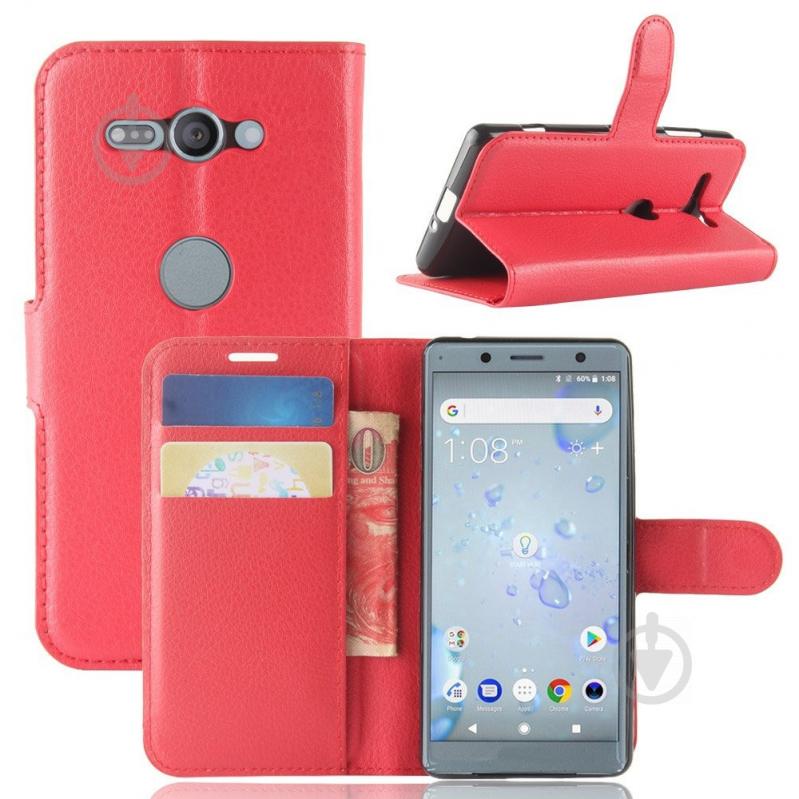 Чохол-книжка Litchie Wallet для Sony Xperia XZ2 Compact H8314 / H8324 Червоний (arbc3619) - фото 2