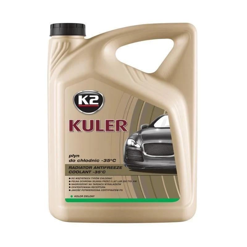 Антифриз K2 T205Z G11 KULER -35°C 5 л Зеленый (3199358323)