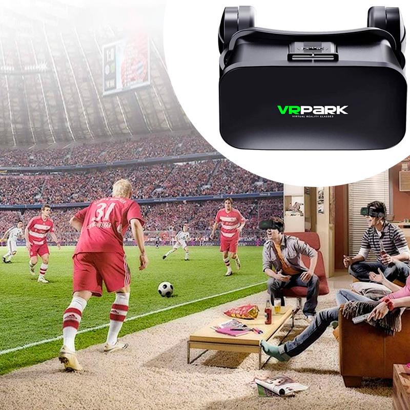 Очки виртуальной реальности VR BOX PARK J20 с наушниками и пультом - фото 6