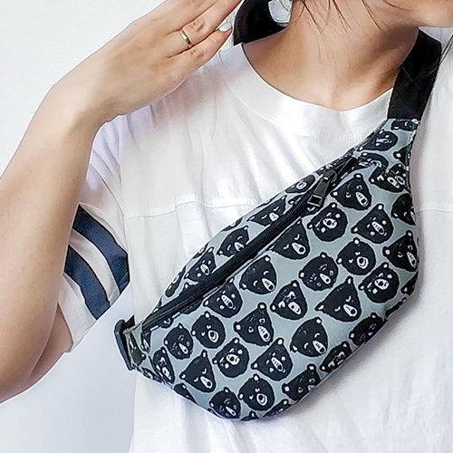 Сумка-бананка через плечо и на пояс Presentville Bumbag Мишки 27х16 см (BB_18J040_BL_BL) Сумка-бананка через плечо и на пояс Presentville Bumbag Мишки 27х16 см (BB_18J040_BL_BL)