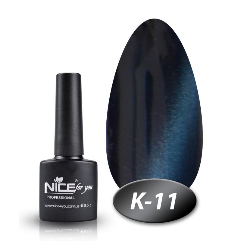 Гель-лак Nice for you Cat Eyes 8,5 г К-11 Сапфировый Гель-лак Nice for you Cat Eyes 8,5 г К-11 Сапфировый