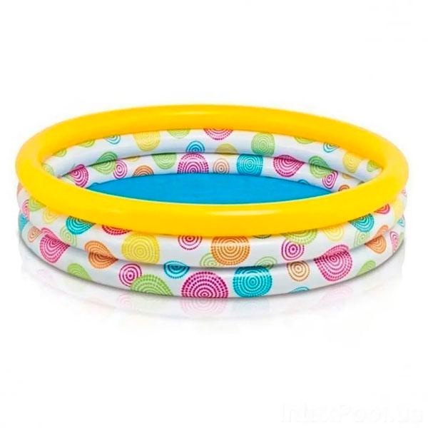 Басейн дитячий Intex 58439 Геометрія надувний вініловий (14967200)