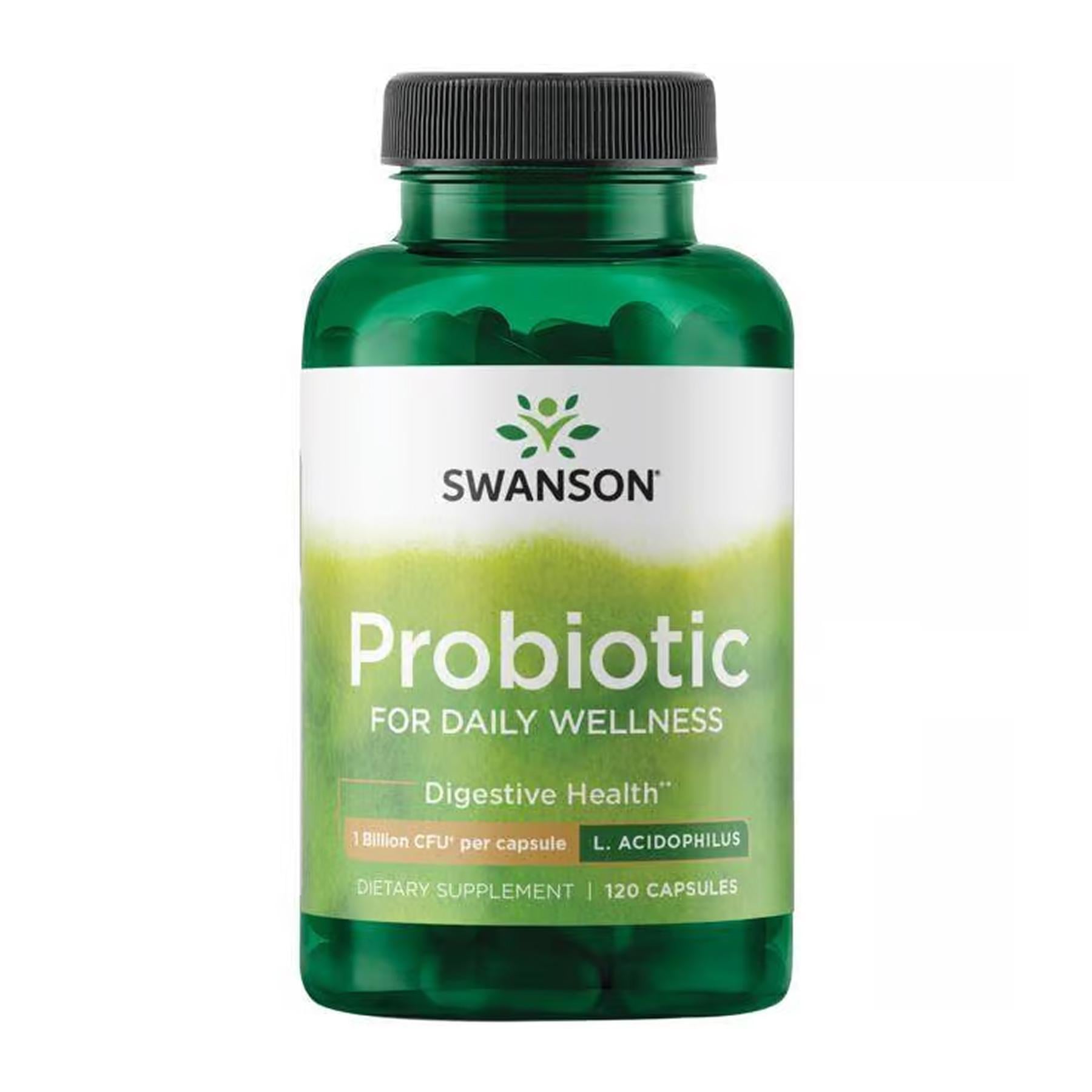 Пробиотическая добавка Swanson Probiotic for Daily Wellness 1 Billion Cfu 120 caps