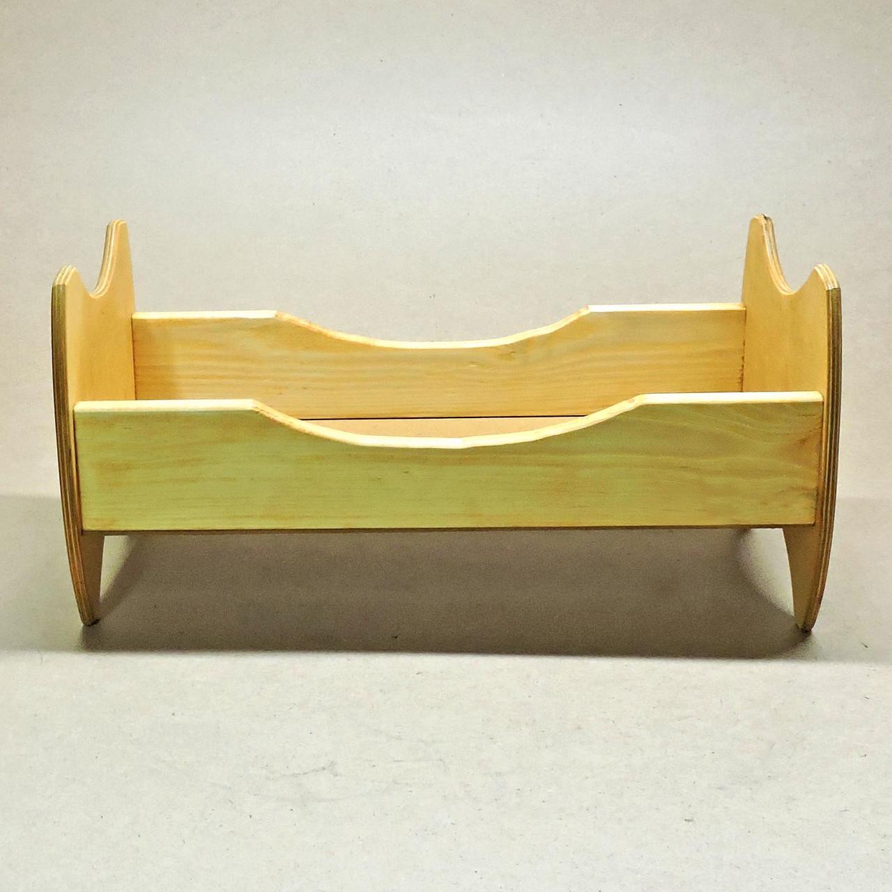 Кровать для кукол из дерева Жасмин Карри (КРТ-000702) - фото 2 Кровать для кукол из дерева Жасмин Карри (КРТ-000702) - фото 2