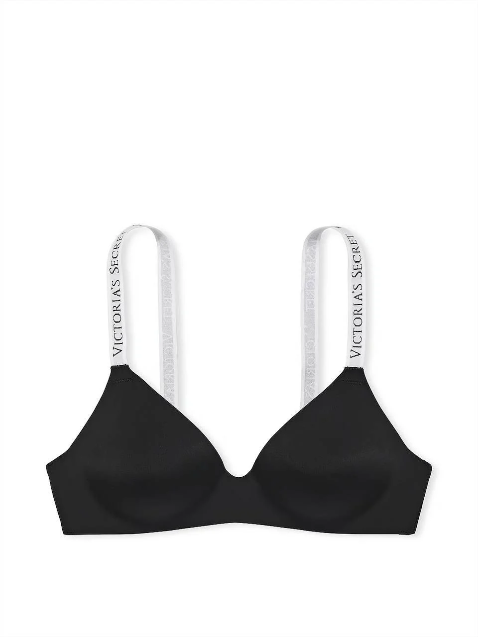 Бюстгальтер безкаркасний Victoria's Secret Lightly-Lined Wireless Bra 85B Чорний (22390459) - фото 3