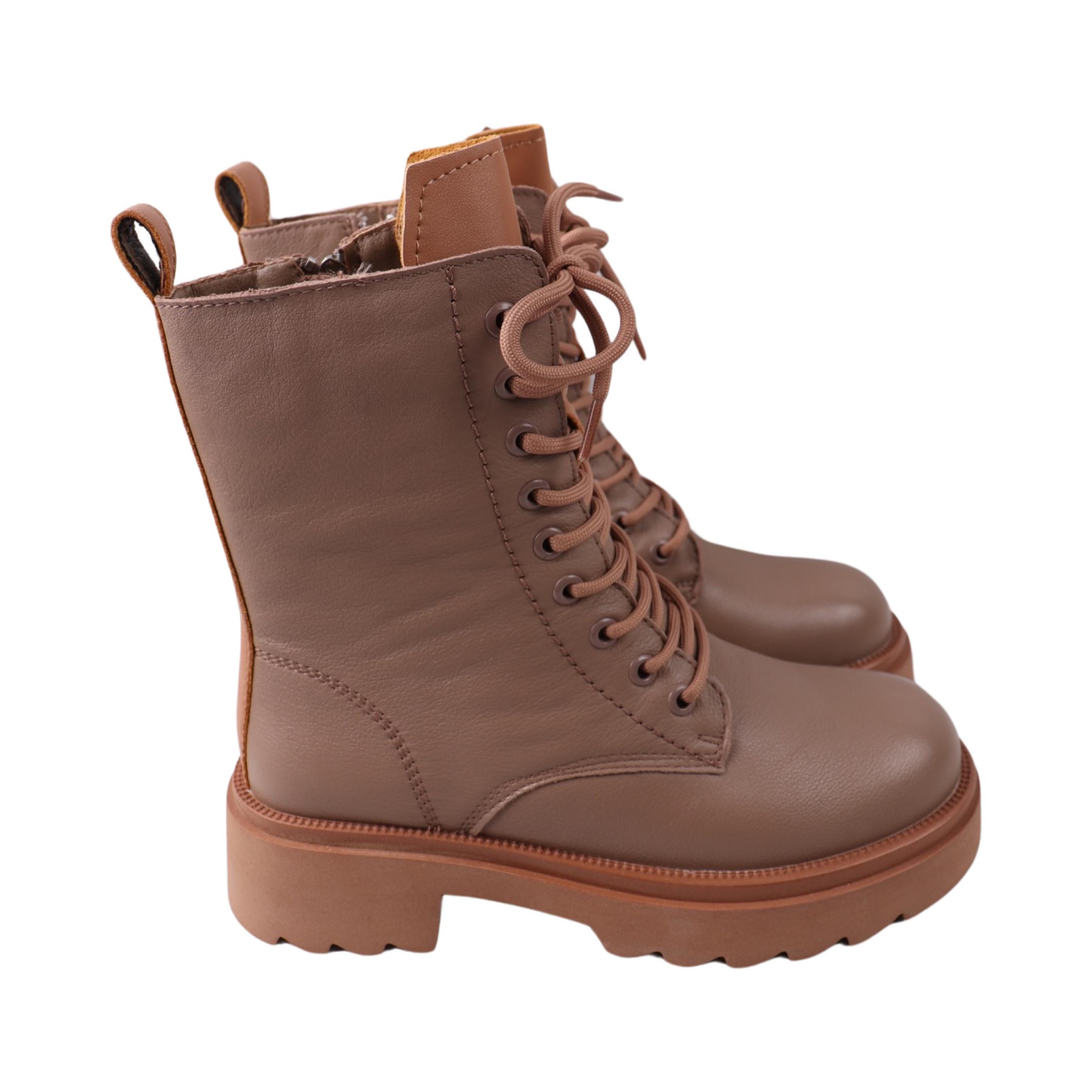 Ботинки женские FARINNI 524-23DHC натуральная кожа р. 37 Капучино (29183609)