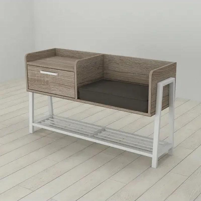 Банкетка Ferrum Decor Бланка 100х32х54 см Дуб трюфель/Белый (28493700)