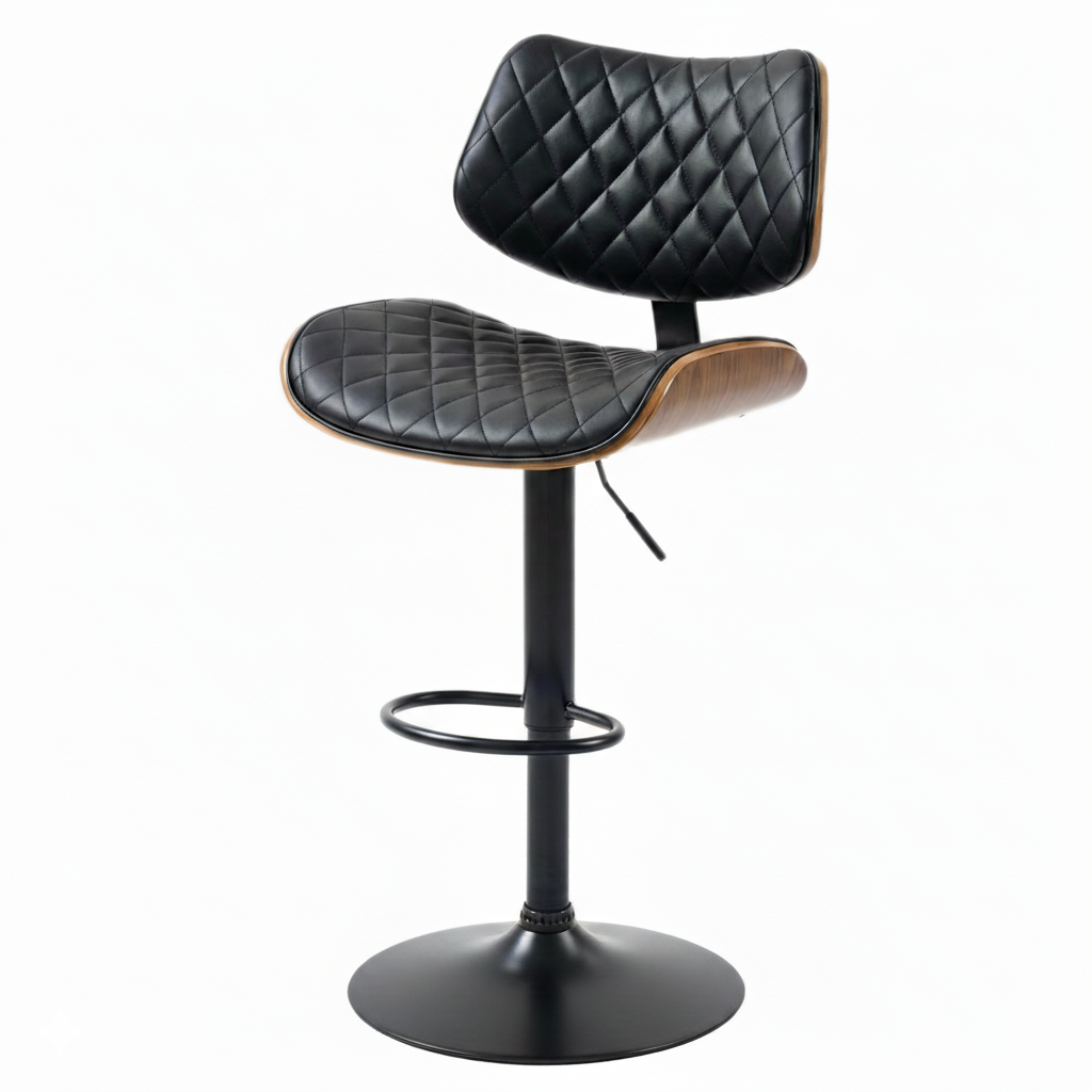 Барний стілець MORA обертовий Black (30653711) - фото 6