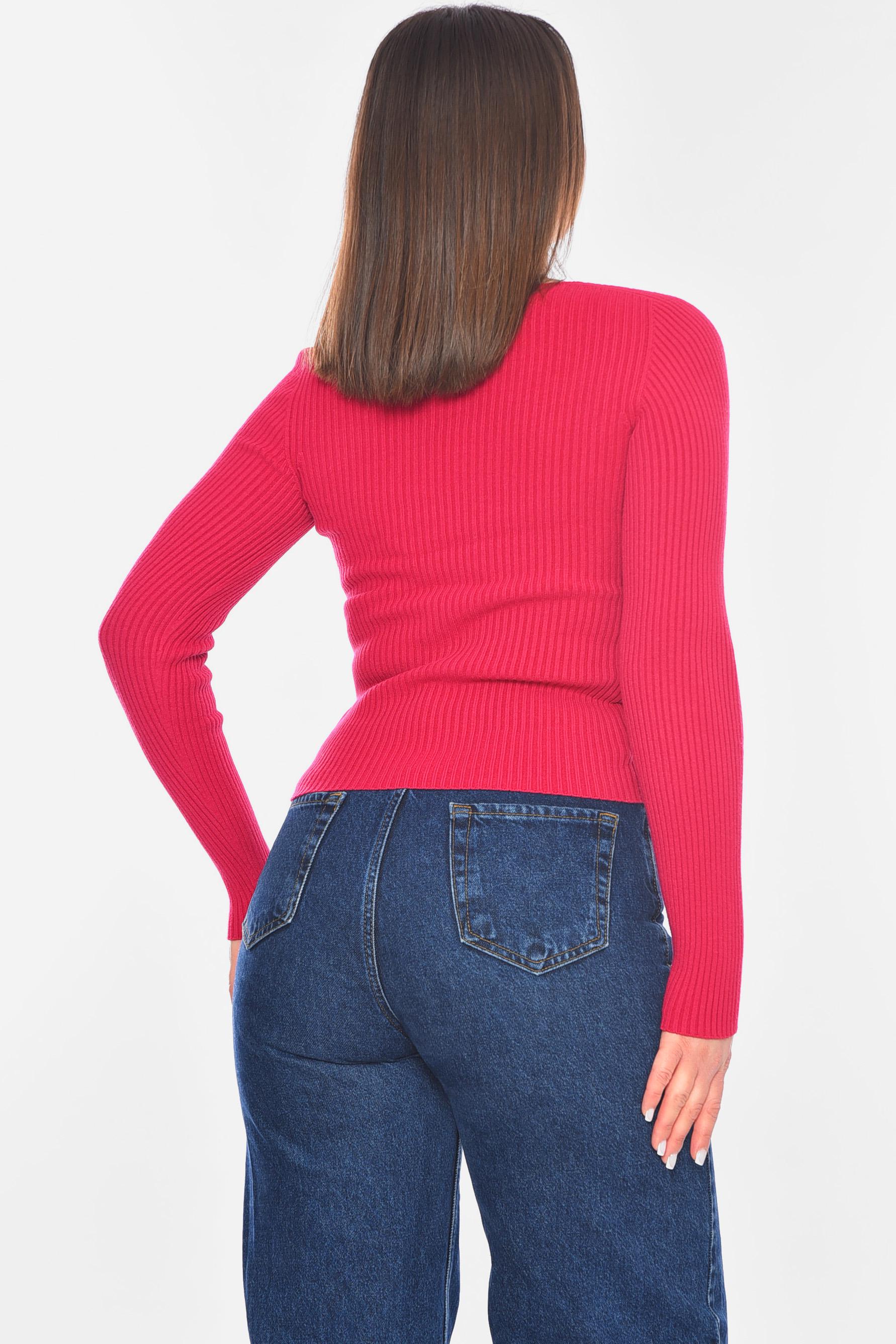 Кофта жіноча 198107 One size Рожевий (198107_!298320_42-44) - фото 3