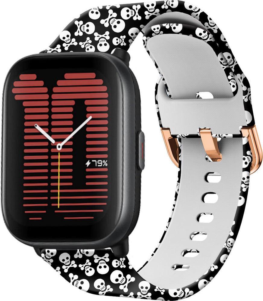 Ремешок Colorful для Amazfit Active Skull Black (38414) Ремешок Colorful для Amazfit Active Skull Black (38414)