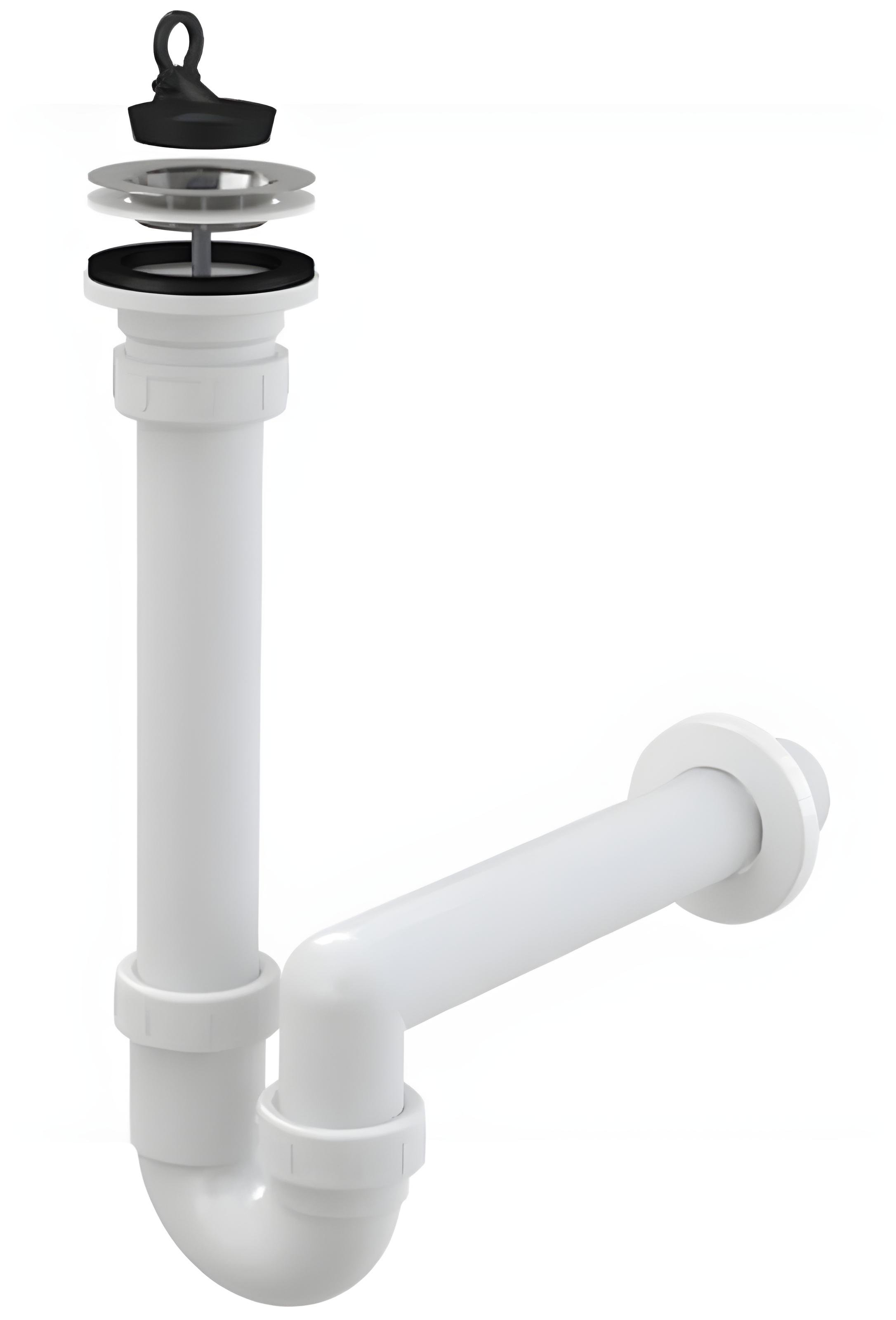 Сифон для мойки Alca Plast d 40 A800-DN40 с нержавеющей сеткой (SW-108052)