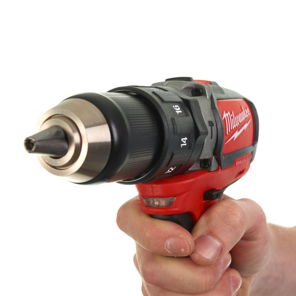 Дриль-шуруповерт акумуляторний Milwaukee M18BLPD-0 (4933448446) - фото 6