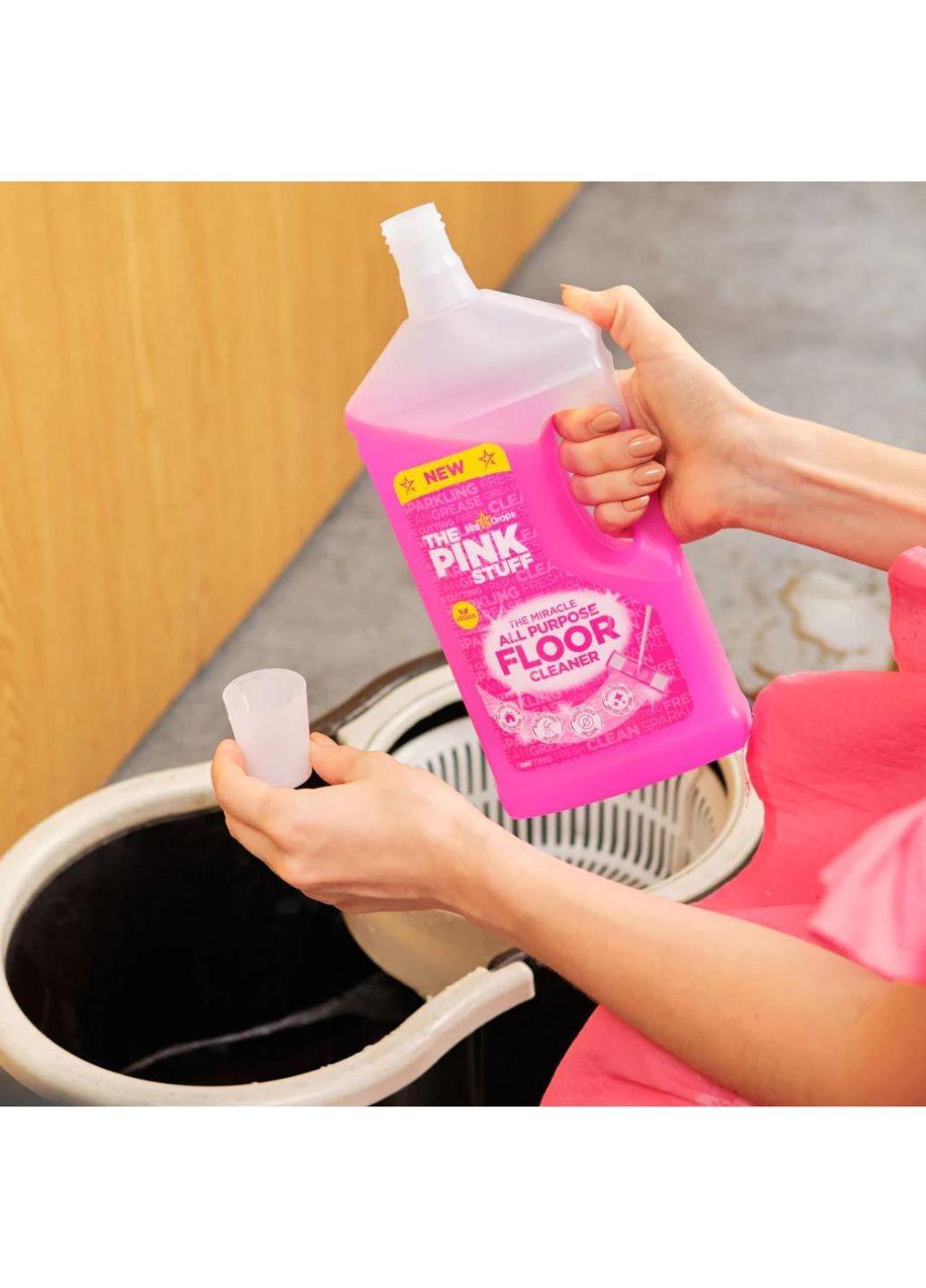 Засіб для миття підлоги The Pink Stuff Miracle All Purpose Floor Cleaner 1 л (Е-01640) - фото 2