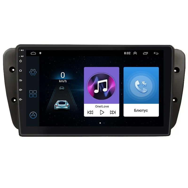 Магнитола штатная Lesko 9" для SEAT Ibiza IV 2008-2012 1/16Gb Wi-Fi GPS Base