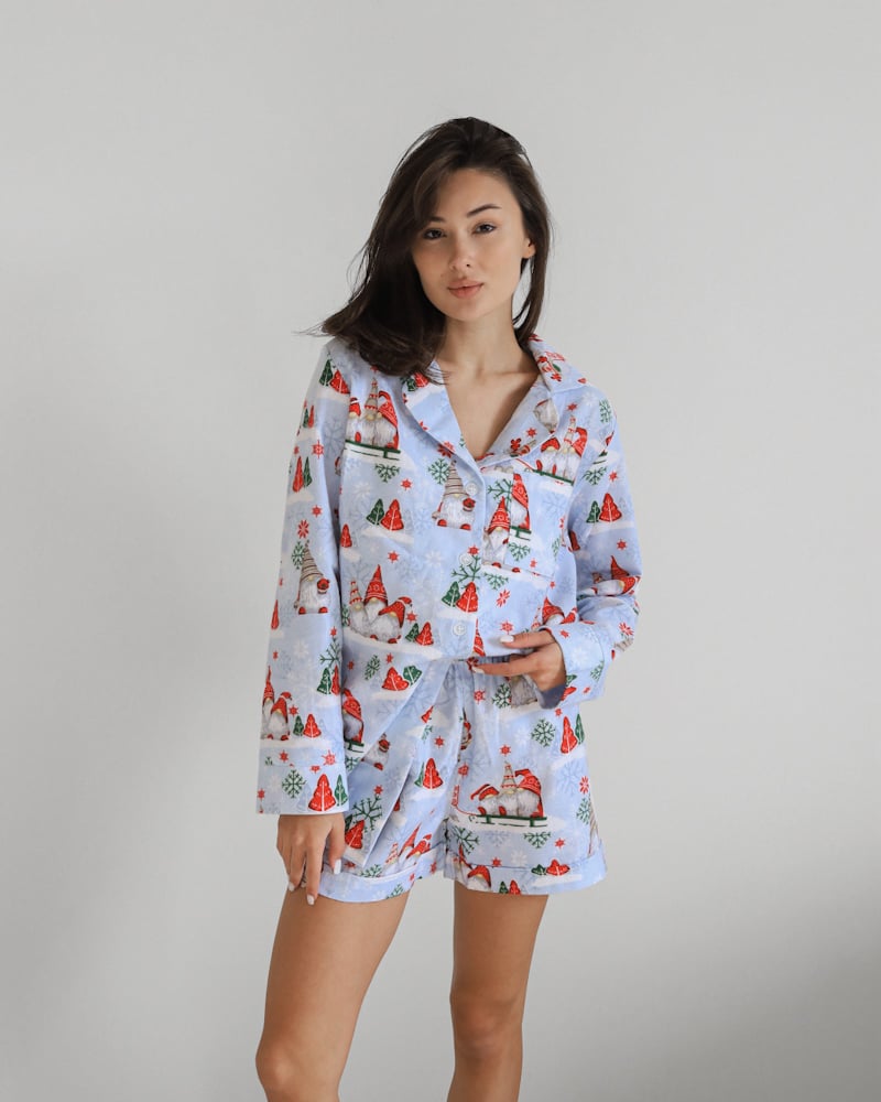 Піжамний костюм жіночий Модельєр 25888 р. 44 Різнокольоровий (14982) Піжамний костюм жіночий Модельєр 25888 р. 44 Різнокольоровий (14982)