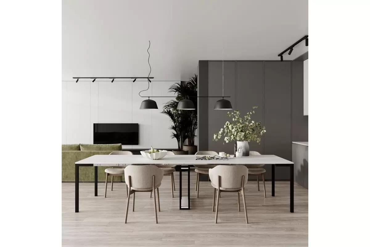 Стол-трансформер обеденный ART IN HEAD Sensei ЛДСП раскладной 90х53/277 см Антрацит (TB29020000030) - фото 3 Стол-трансформер обеденный ART IN HEAD Sensei ЛДСП раскладной 90х53/277 см Антрацит (TB29020000030) - фото 3