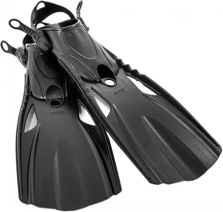 Ласти для плавання Intex гумопластикові М Чорний (15026547)