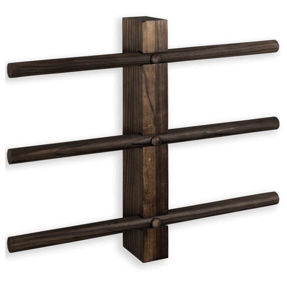 Полка для вина настенная из дерева Хоротоми Капучино (ПНК-017409)