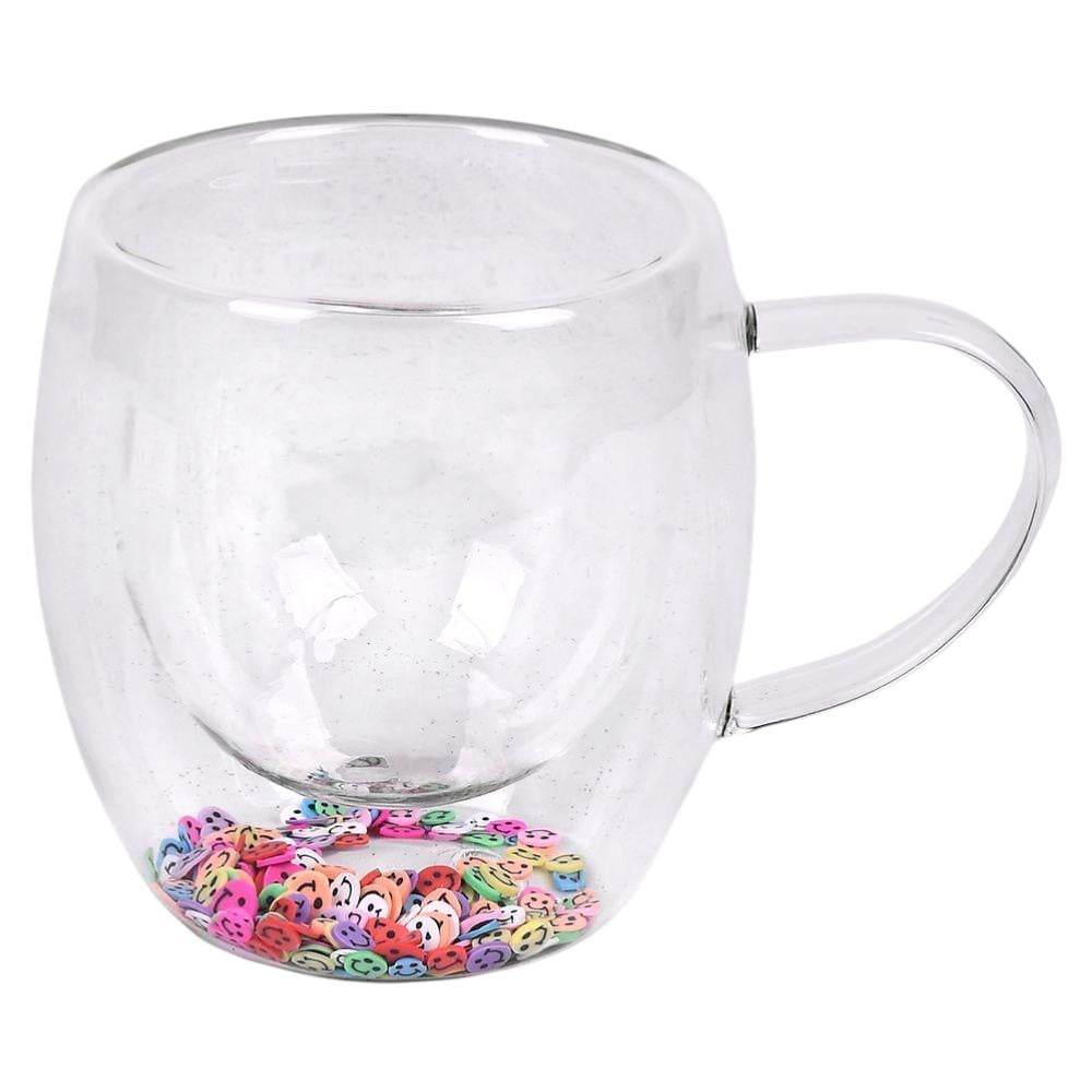 Чашка с двойным дном Emoji R99929 250 мл Прозрачный (33458768)