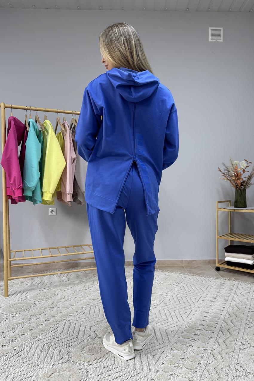 Костюм женский 2-х на замке M Синий (М82.1) (917-1-61) - фото 5 Костюм женский 2-х на замке M Синий (М82.1) (917-1-61) - фото 5