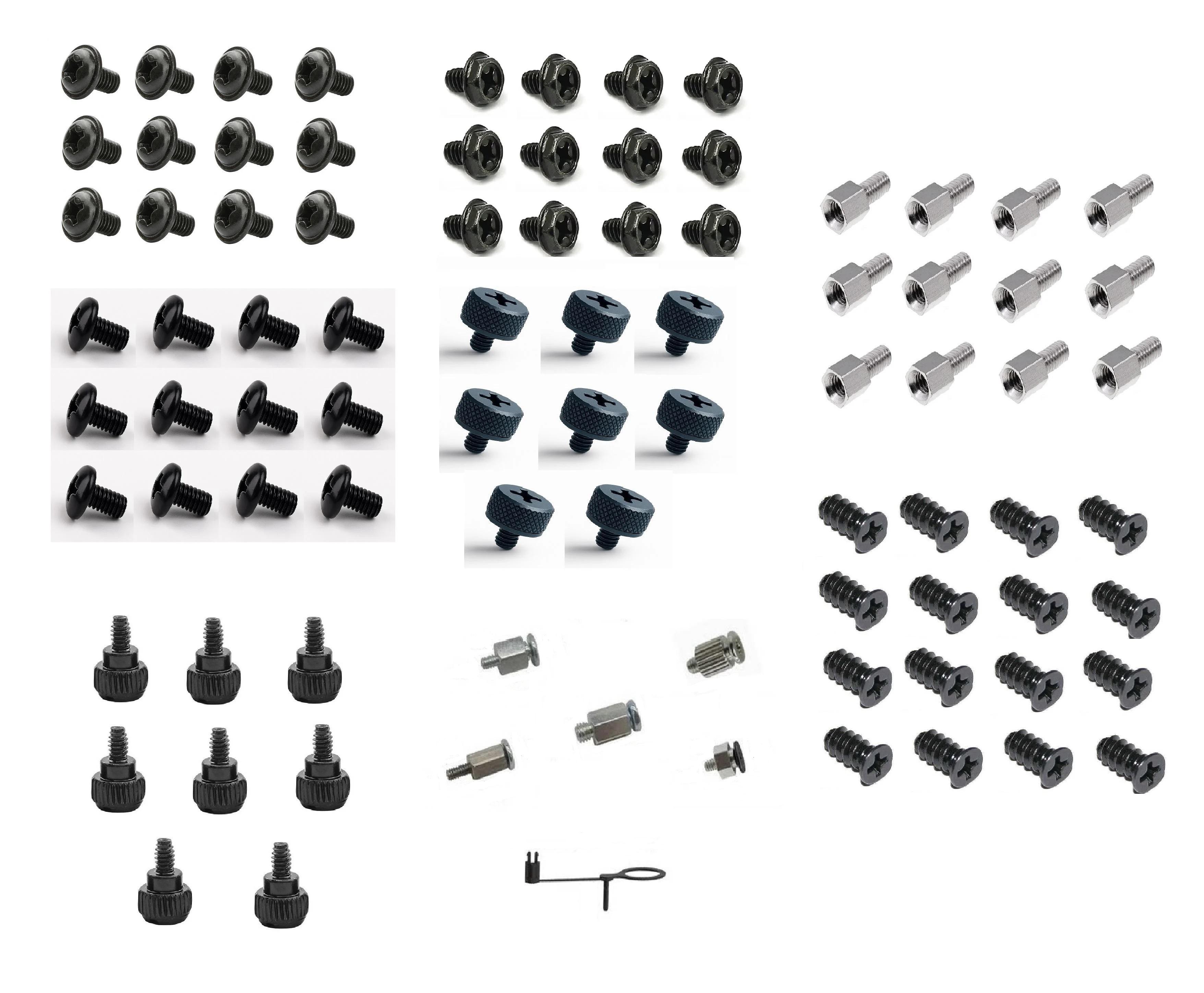 Набір гвинтів для збирання і ремонту ПК та ноутбуків 86 шт. Чорний (00179)