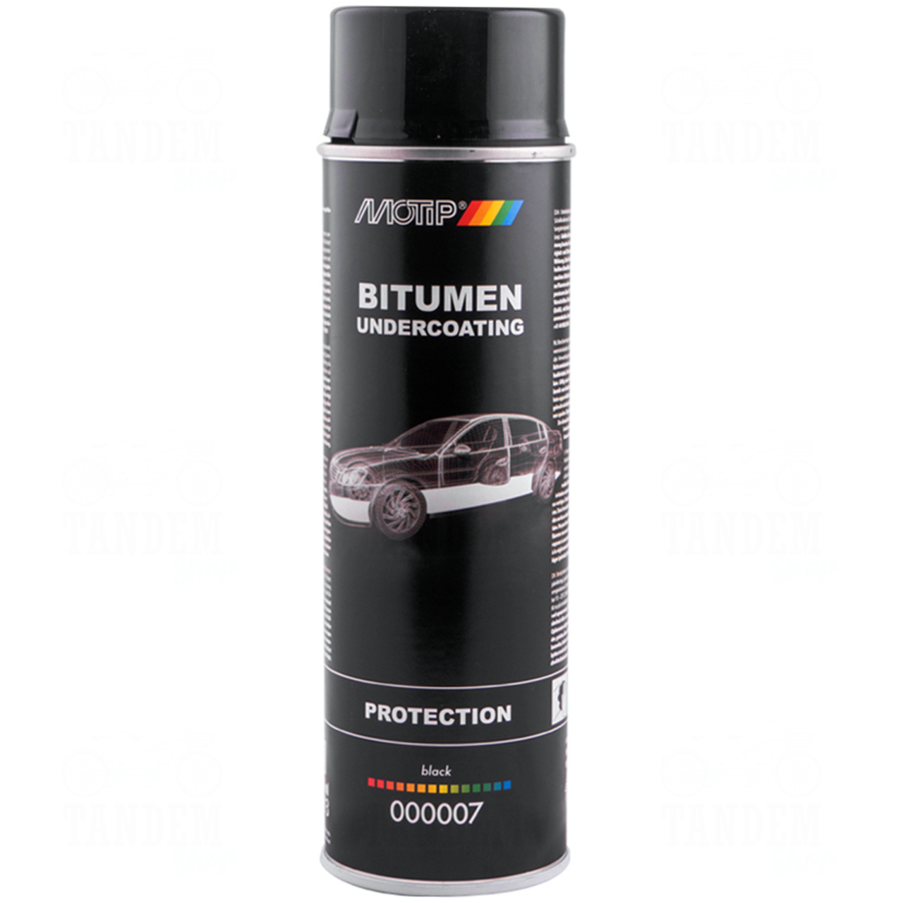 Мастика для днища на бітумній основі Motip 500 мл Чорний