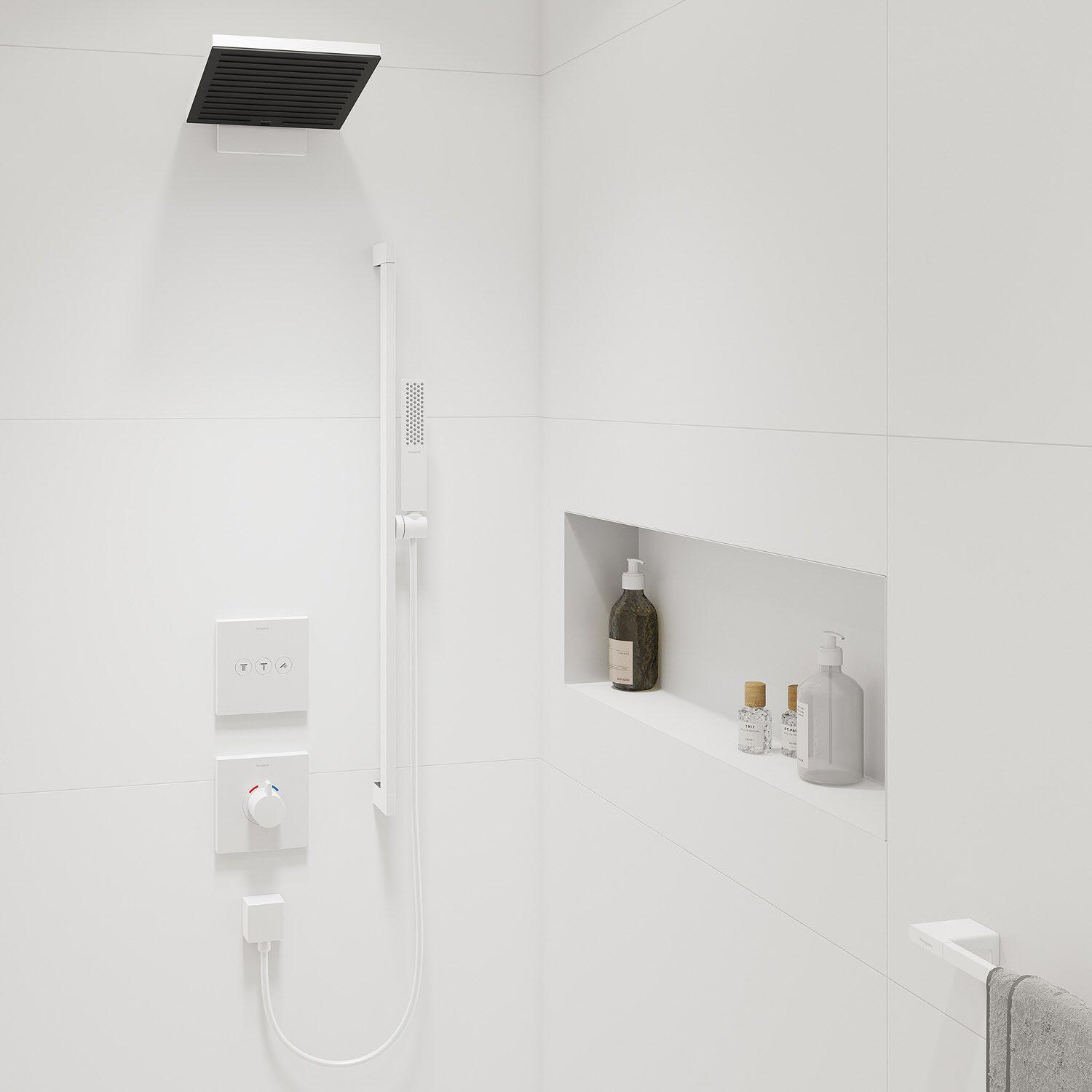 Душ верхній із кронштейном Hansgrohe Pulsify E 24350700 260 мм Білий (197543) - фото 2