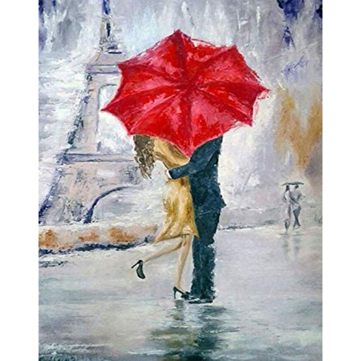 Алмазная мозаика Santi Романтика в Париже 40х50 см (954175)