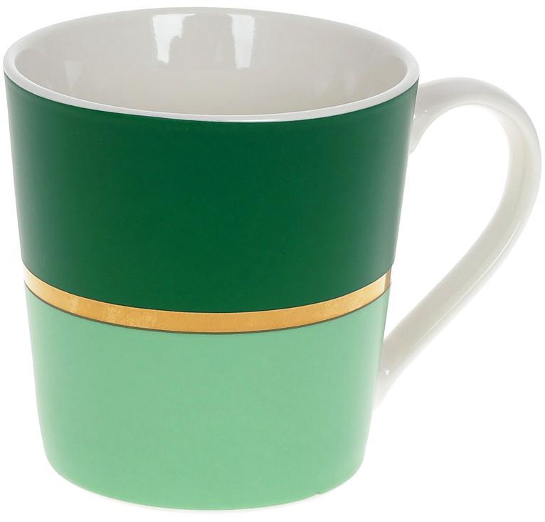Чашка фарфоровая Джайв 390 мл Зеленый