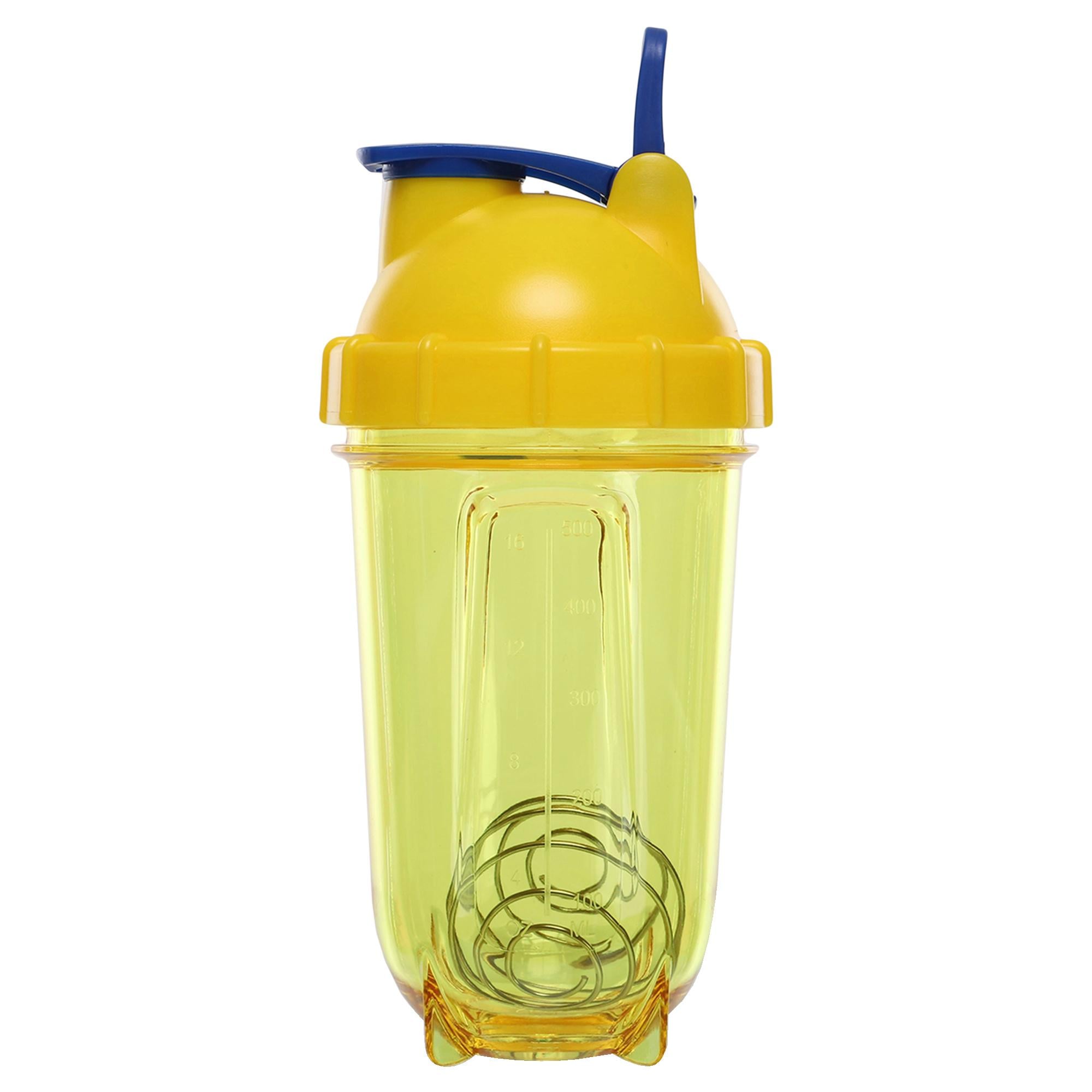 Шейкер с венчиком SP-Sport 500 мл Желтый (FI-8638)