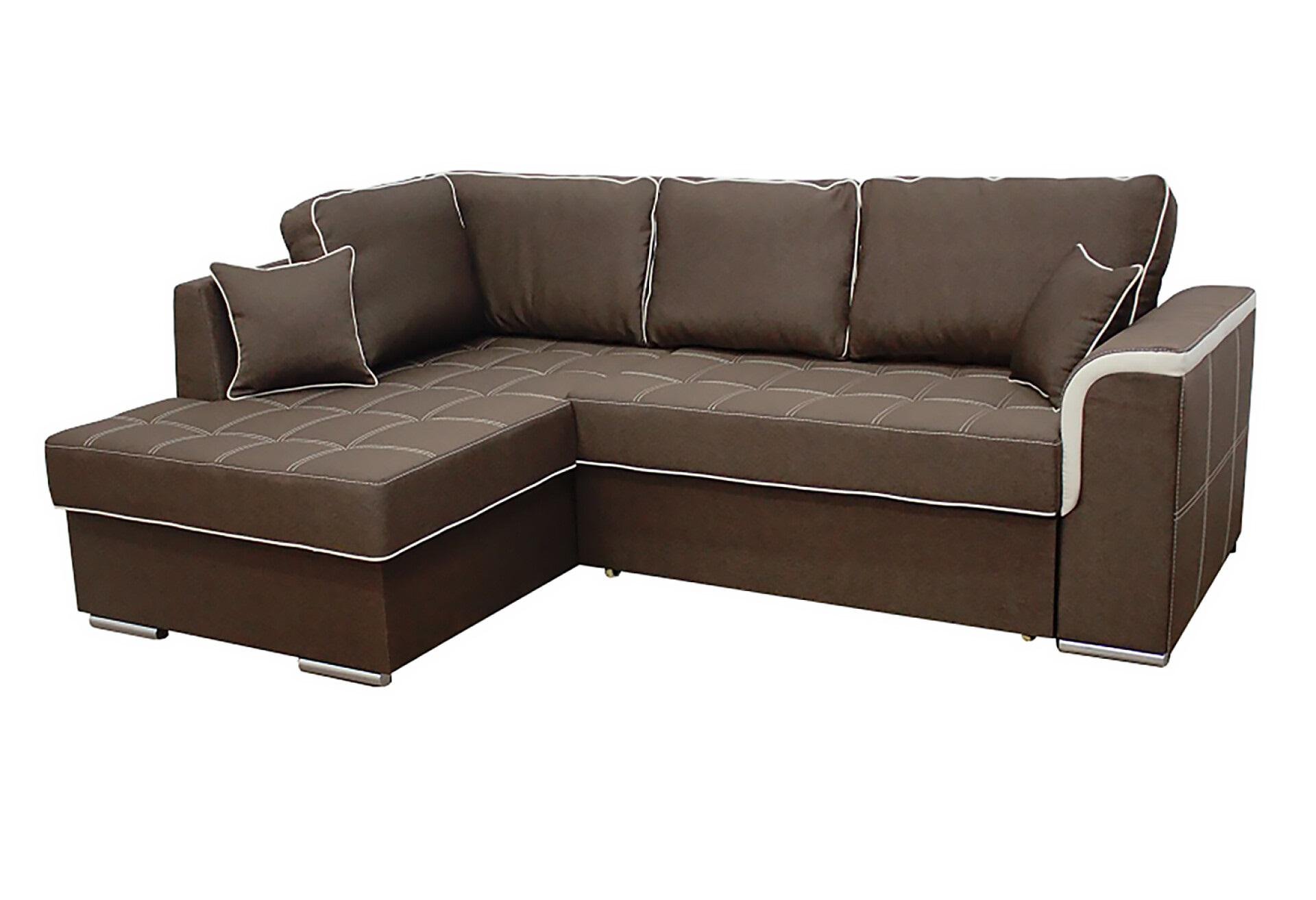 Диван угловой раскладной Елегант Benefit 8 Коричневый (45036)