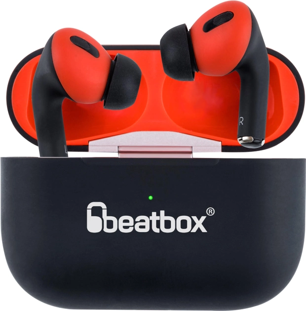 Наушники BeatBox PODS PRO 1 Wireless charging Black/Red (bbppro1wcbr)