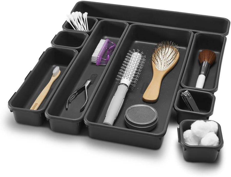 Органайзер для столових приладів Чорний (b001r1r518)