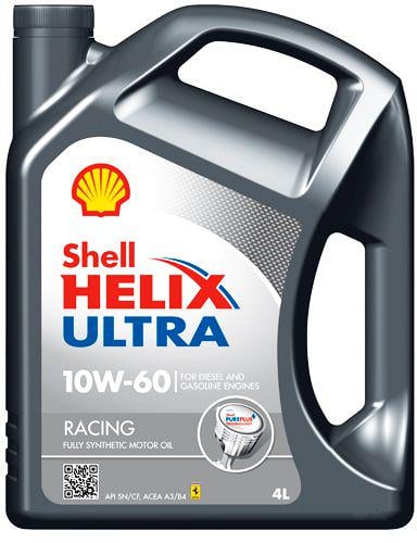 Моторное масло Shell Helix Ultra Racing 10W-60 4 л