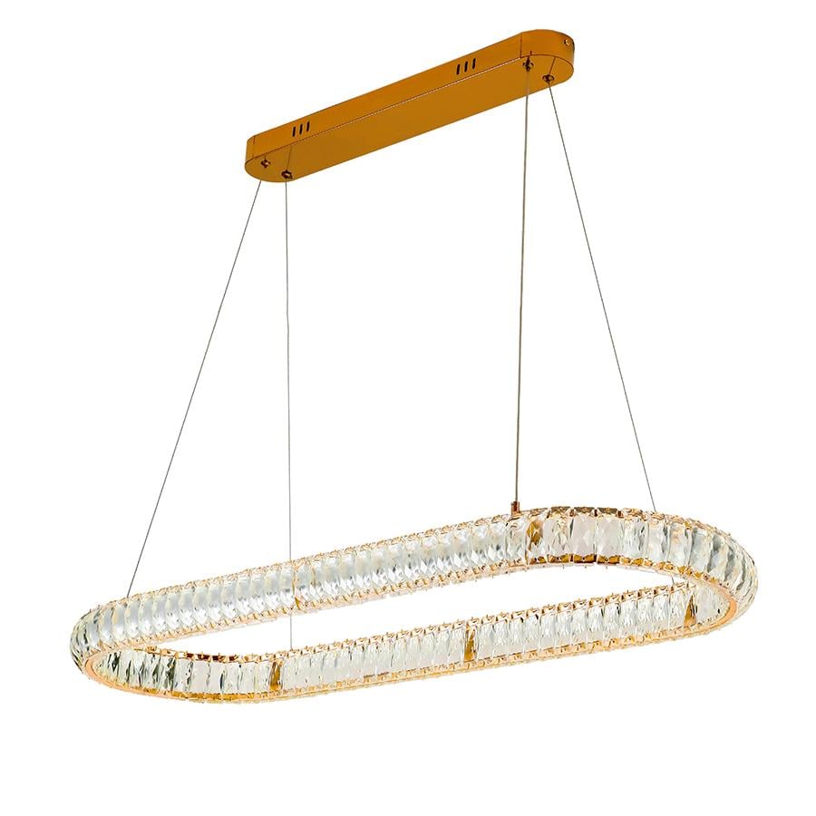 Люстра подвесная хрустальная декоративная LED Levistella 799L8969 1000 FGD Золотой (137801)