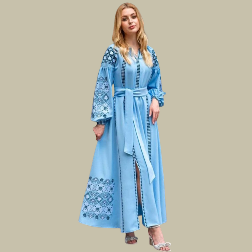 Платье-вышиванка авторское р. 66 (565636094)