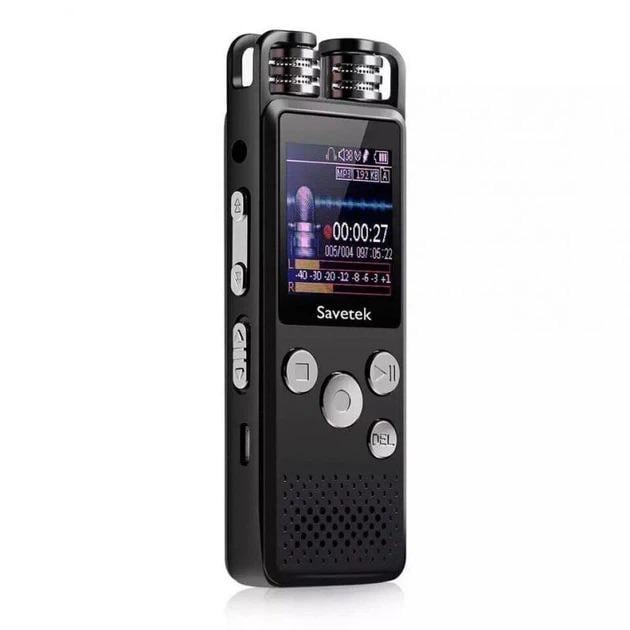 Цифровой диктофон профессиональный Savetek GS-R07 16 Гб памяти со стереозаписью и поддержкой SD карт (2285237329)
