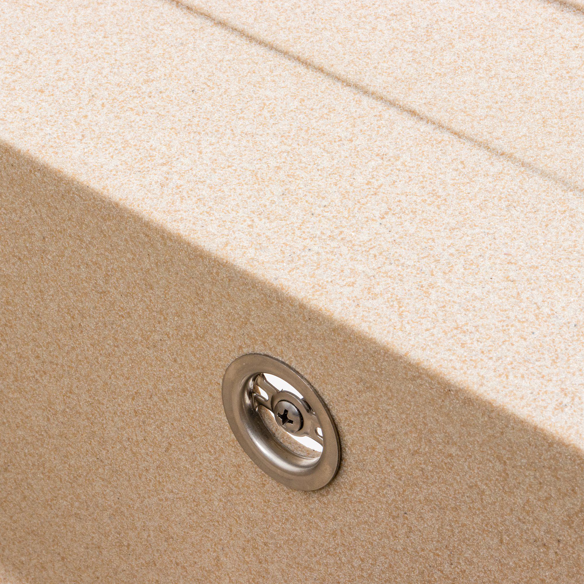 Мойка кухонная гранитная 7050 Cascada Platinum матовая Сафари - фото 6 Мойка кухонная гранитная 7050 Cascada Platinum матовая Сафари - фото 6