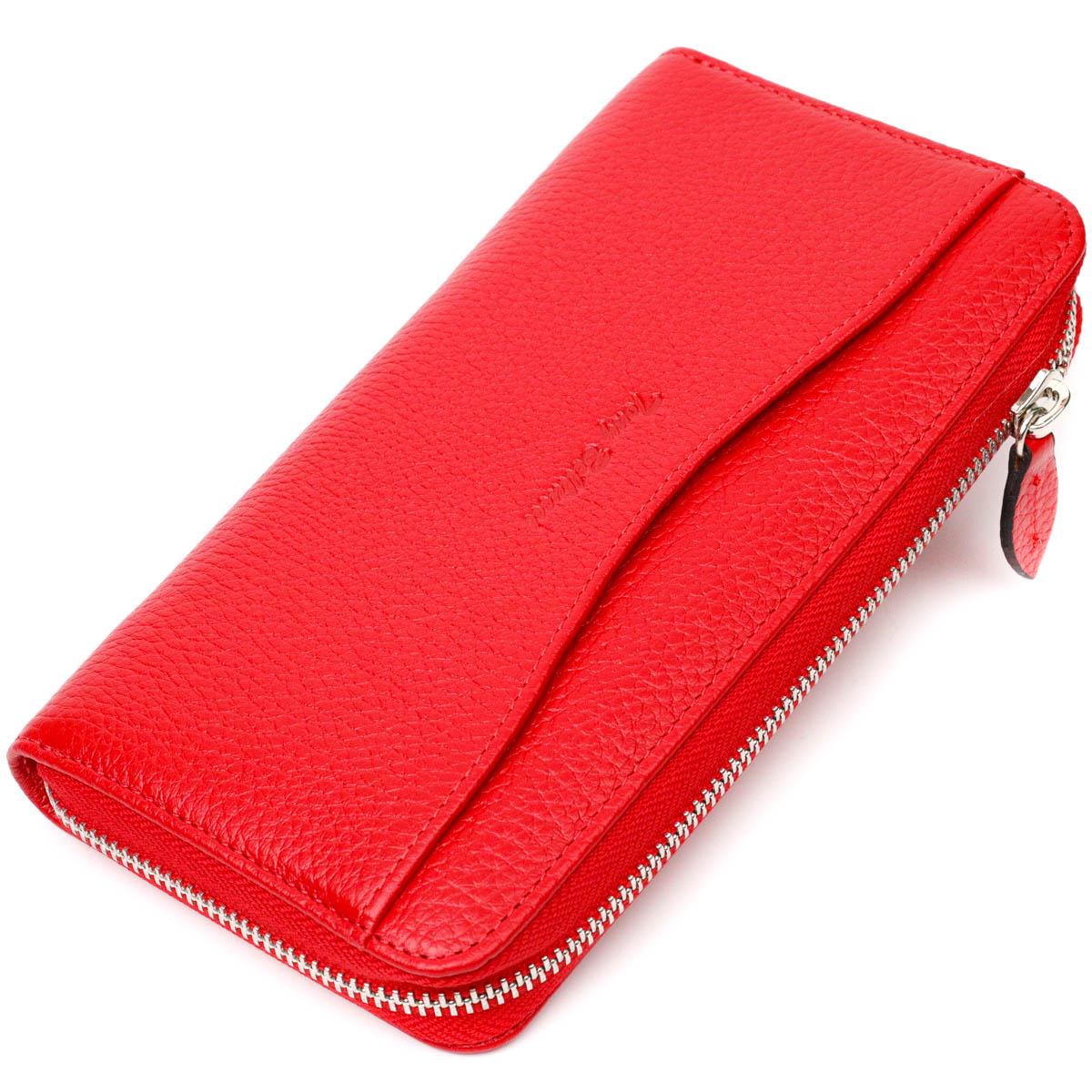 Портмоне женское Tony Bellucci Wallet 21972 из натуральной кожи Красный (56173)