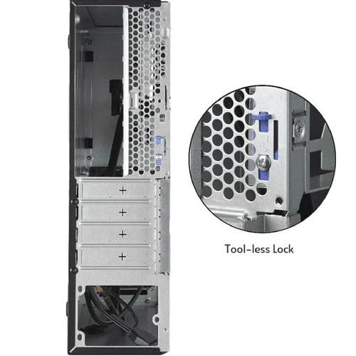 Корпус Chieftec UNI BE-10B-300 Slim mATX 300W Slim FF (9822243) - фото 5