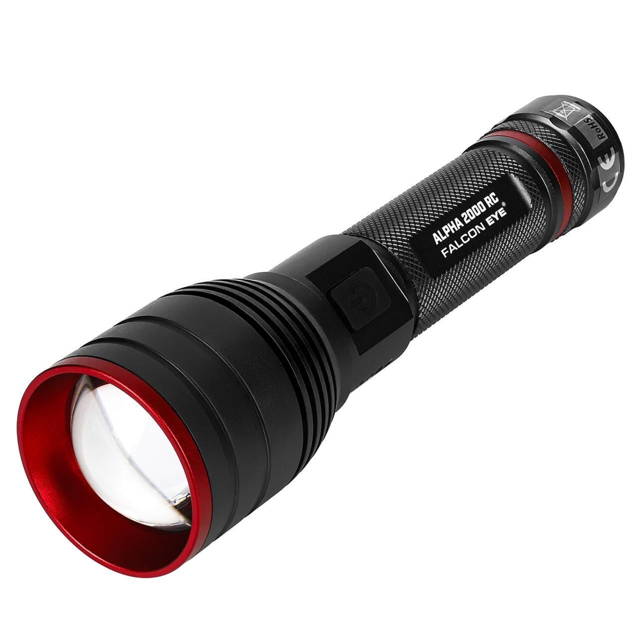 Фонарь тактический Falcon Eye Alpha 2000 RC 2000 Lm Focus Rechargeable Type-C (FHH0123) Фонарь тактический Falcon Eye Alpha 2000 RC 2000 Lm Focus Rechargeable Type-C (FHH0123)