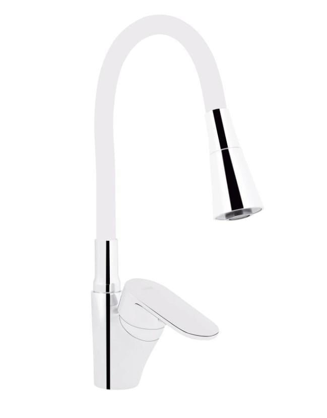 Змішувач для кухні Lidz Tani 007F3 k40 Chrome/White (LDTAN007F3WCR40423)